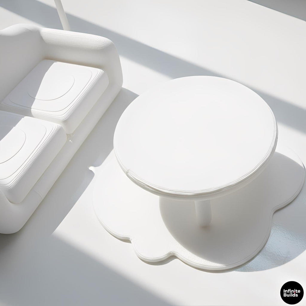 Smiski Furniture Set | Mini Living Room Decor | 1:12 Scale 3D Printed Smiski Sofa Table Lamp | Desk & Shelf Display Gift