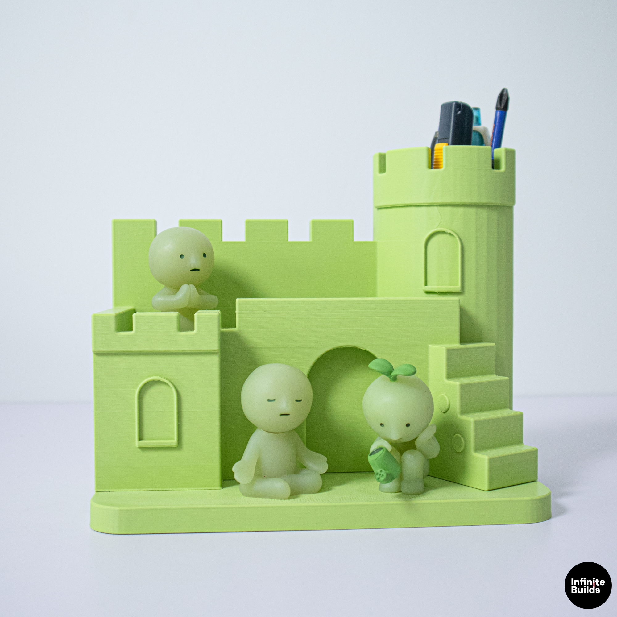 Smiski Castle Shelf with Pencil Holder