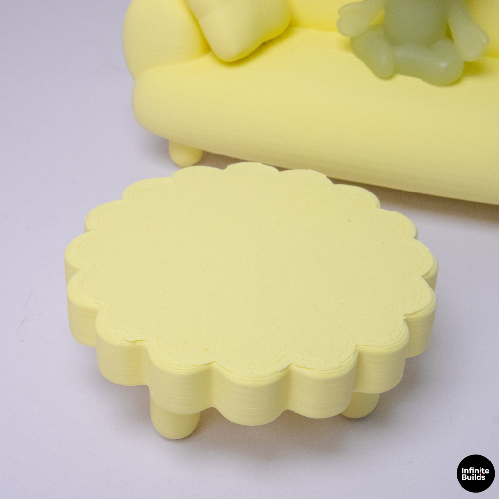 Smiski Cloud Mini Sofa & Coffee Table Set 1:12
