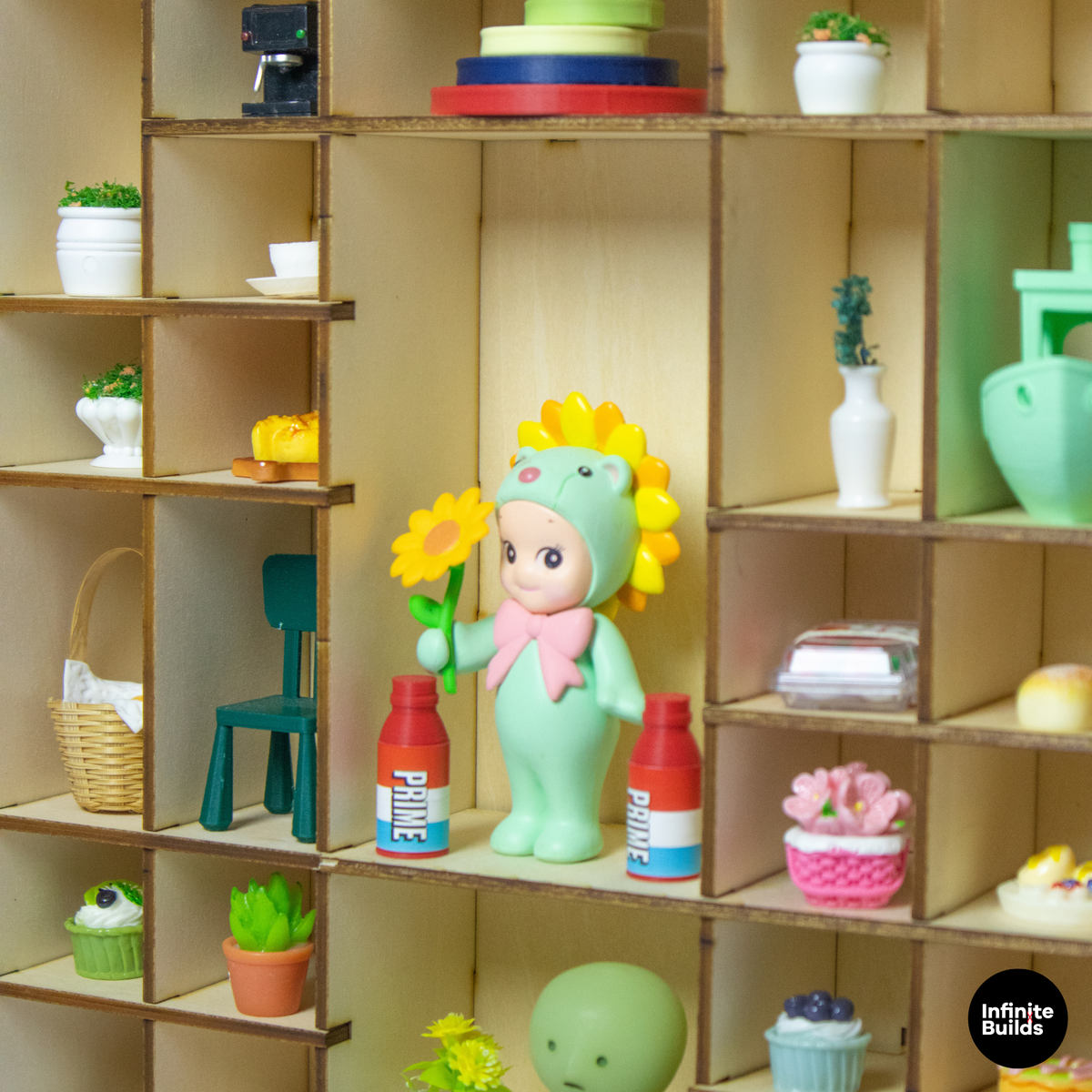 Giant Wooden Trinket Shelf
