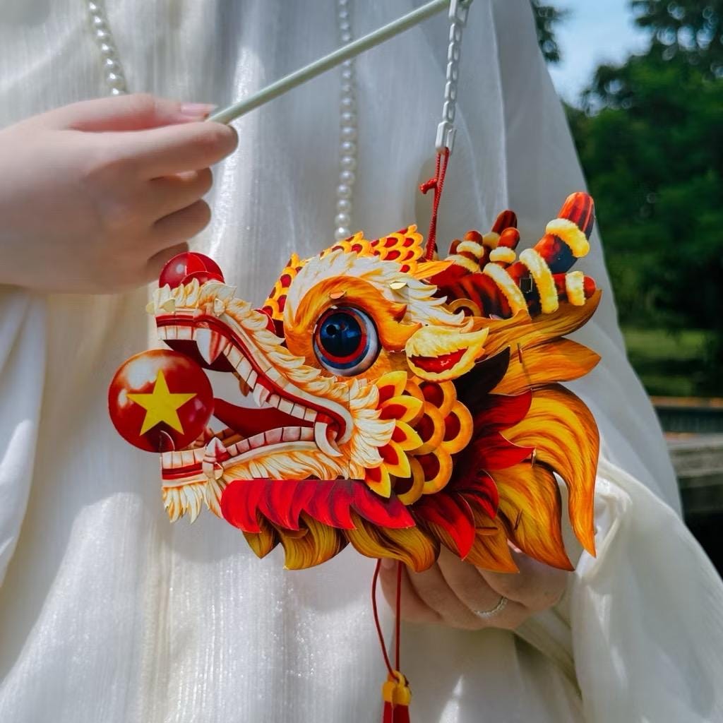 Vietnamese Dragon Lantern: Mid-Autumn Festival LED Decor