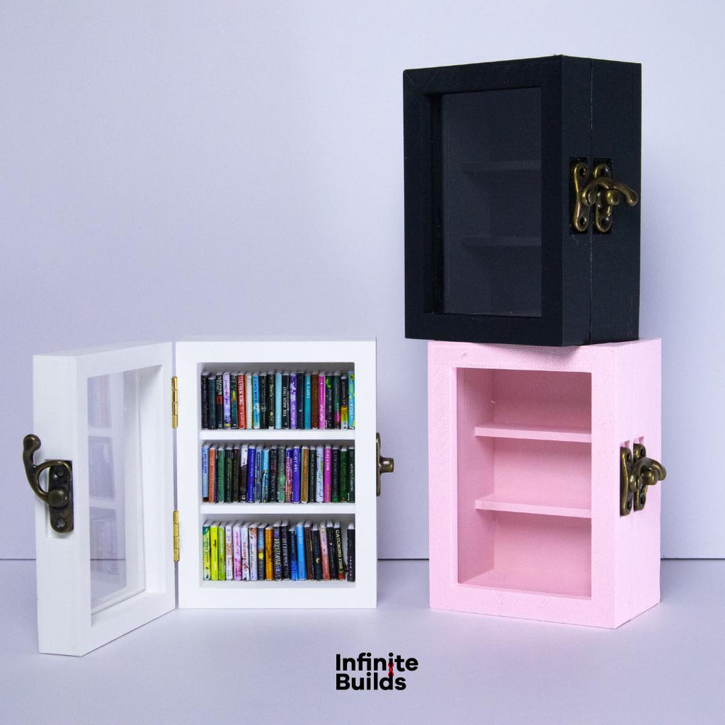 Miniature Anxiety Bookshelf: 3D Printed Dollhouse Bookcase