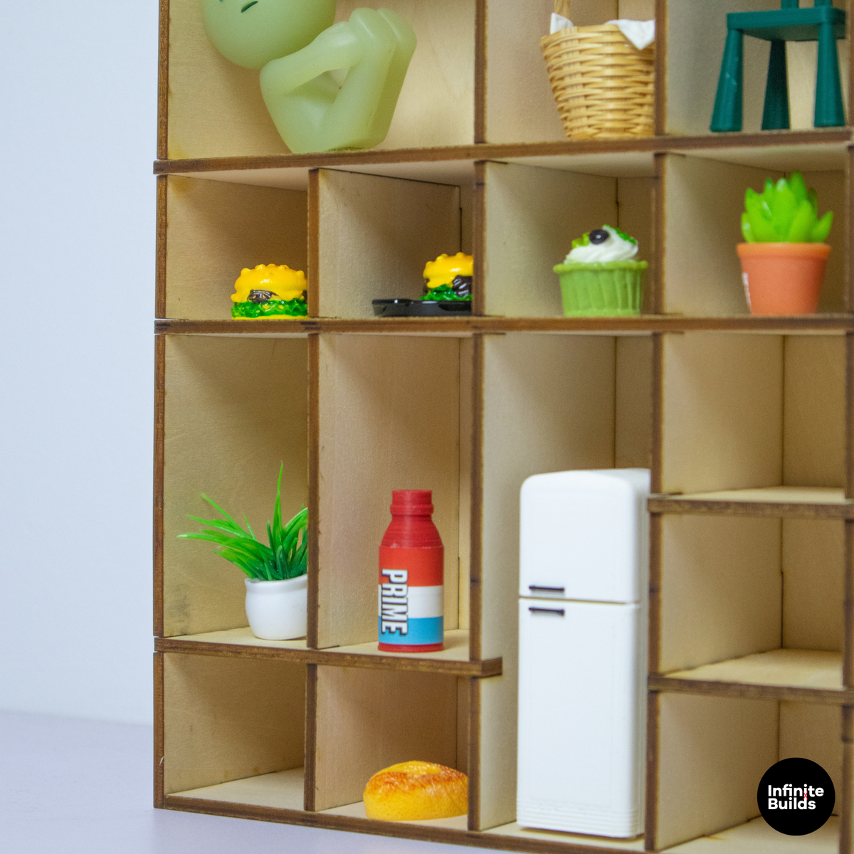 Giant Wooden Trinket Shelf