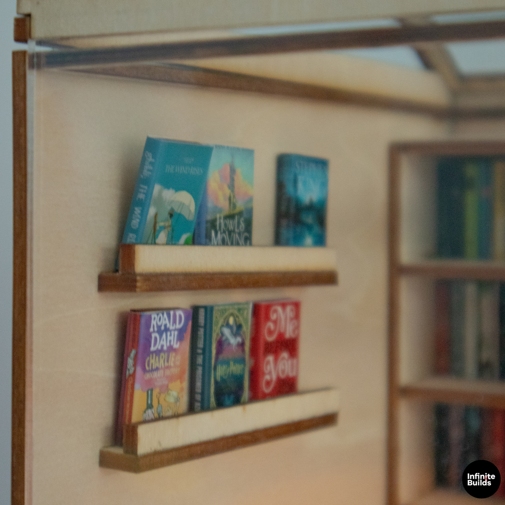 DIY Miniature Living Room Wooden Kit