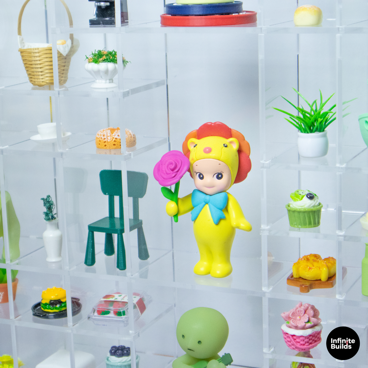 Giant Trinket Acrylic Smiski Shelf