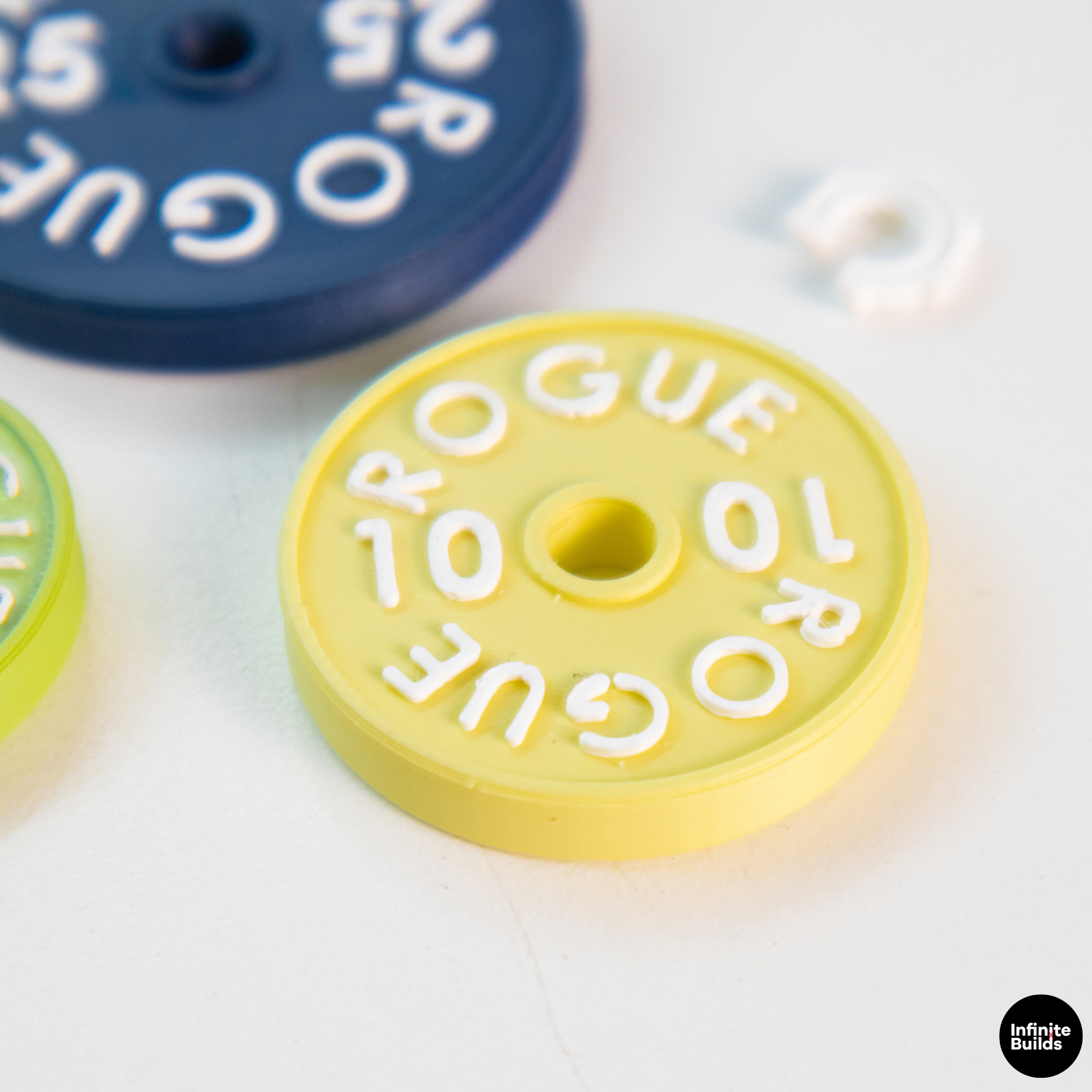 Mini Weight Plates Set 1:12 | Barbell & Plates Display | Gym Miniature Decor | Weight Plate Keychain Style | Gift for Fitness Lovers