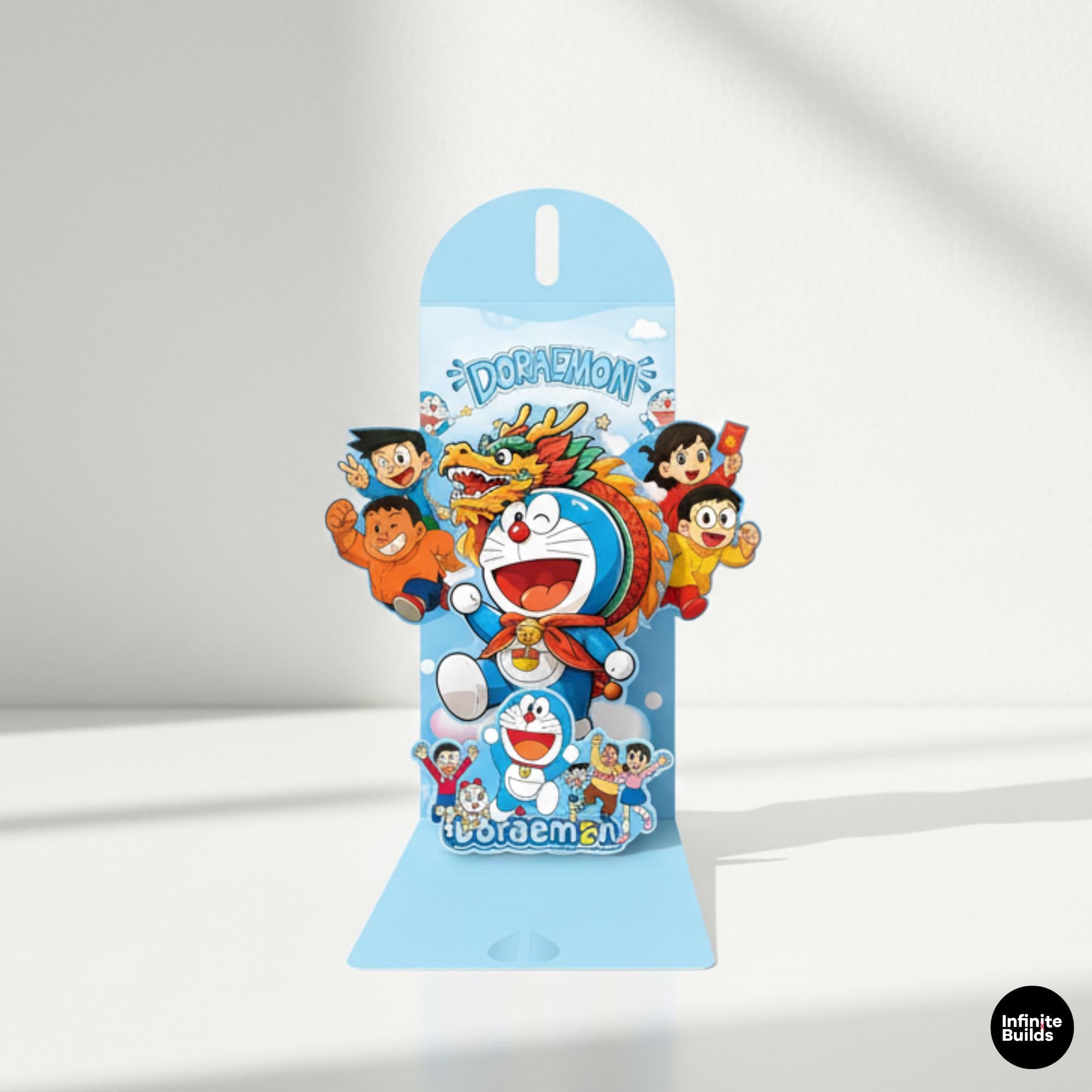 Assorted Vietnamese 3D Pop Up Red Envelopes Set of 6 | Mixed Lunar New Year Lì Xì Collection | Tết Lucky Money Decor