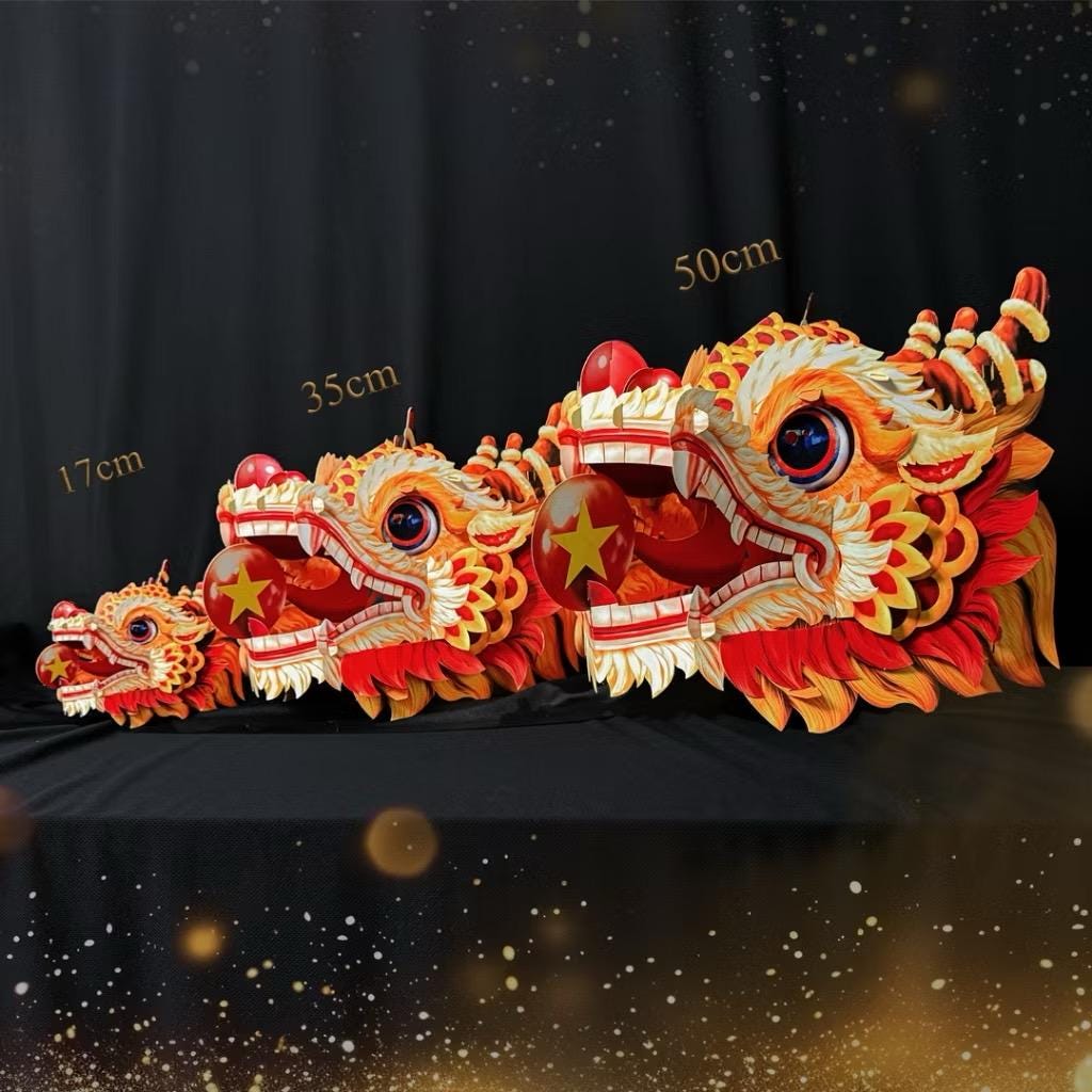 Vietnamese Dragon Lantern: Mid-Autumn Festival LED Decor