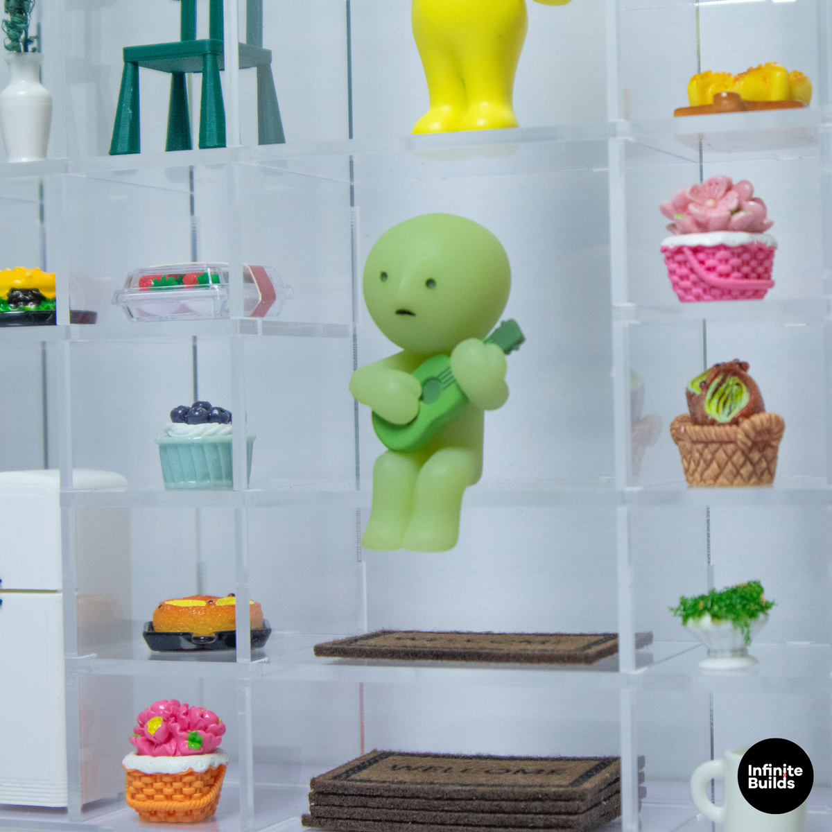 Giant Trinket Acrylic Smiski Shelf