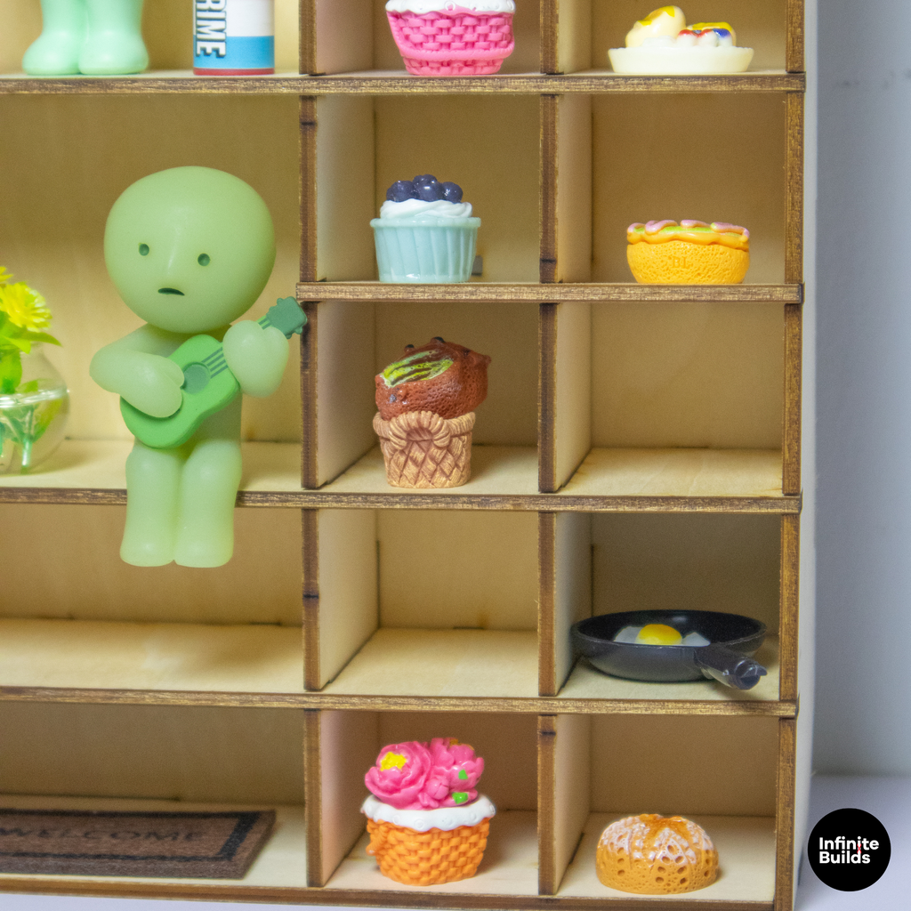 Giant Wooden Trinket Shelf