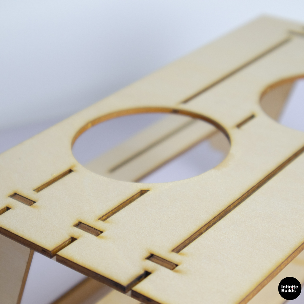 Wooden Picnic Table Drink Holder