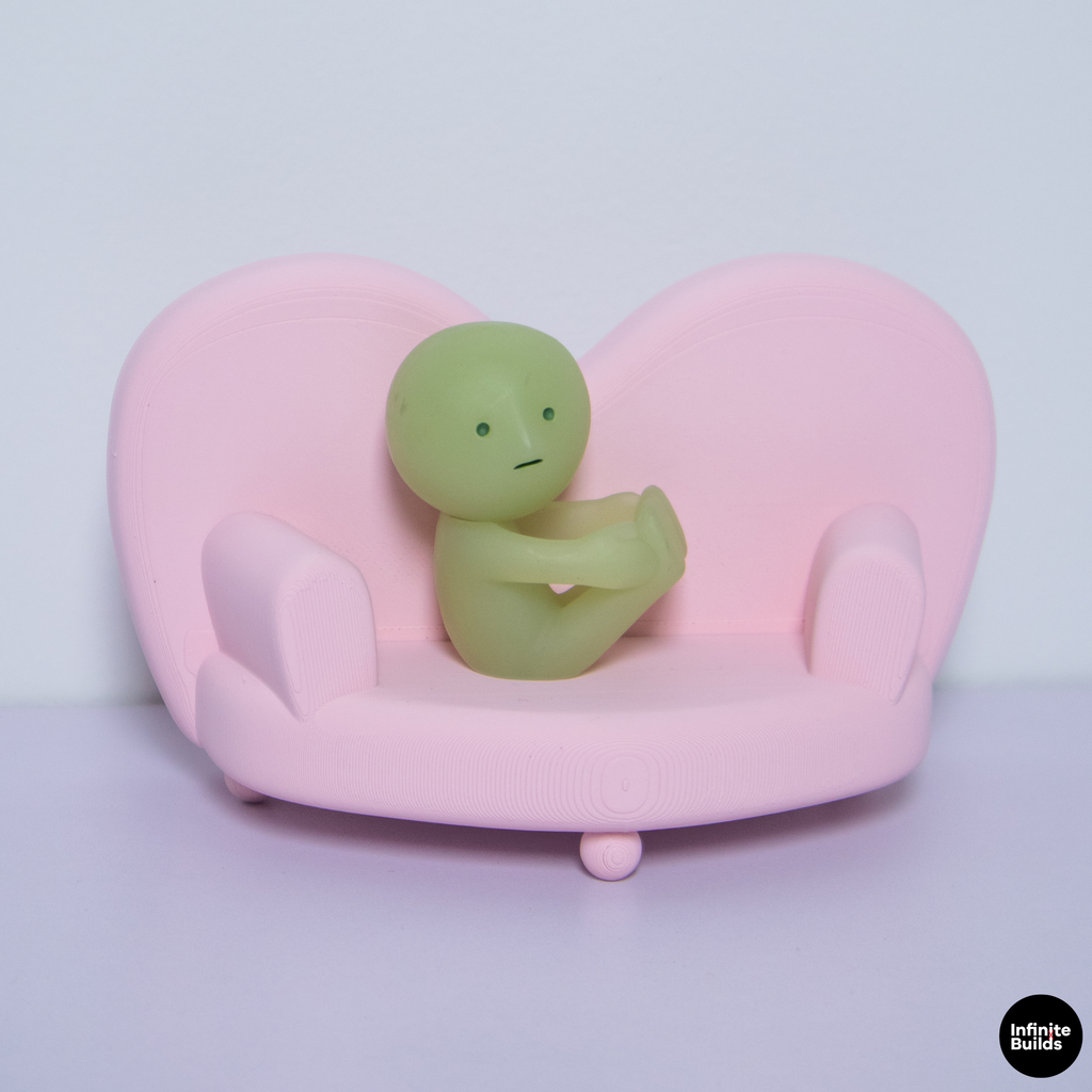 Smiski Heart Sofa Display Stand