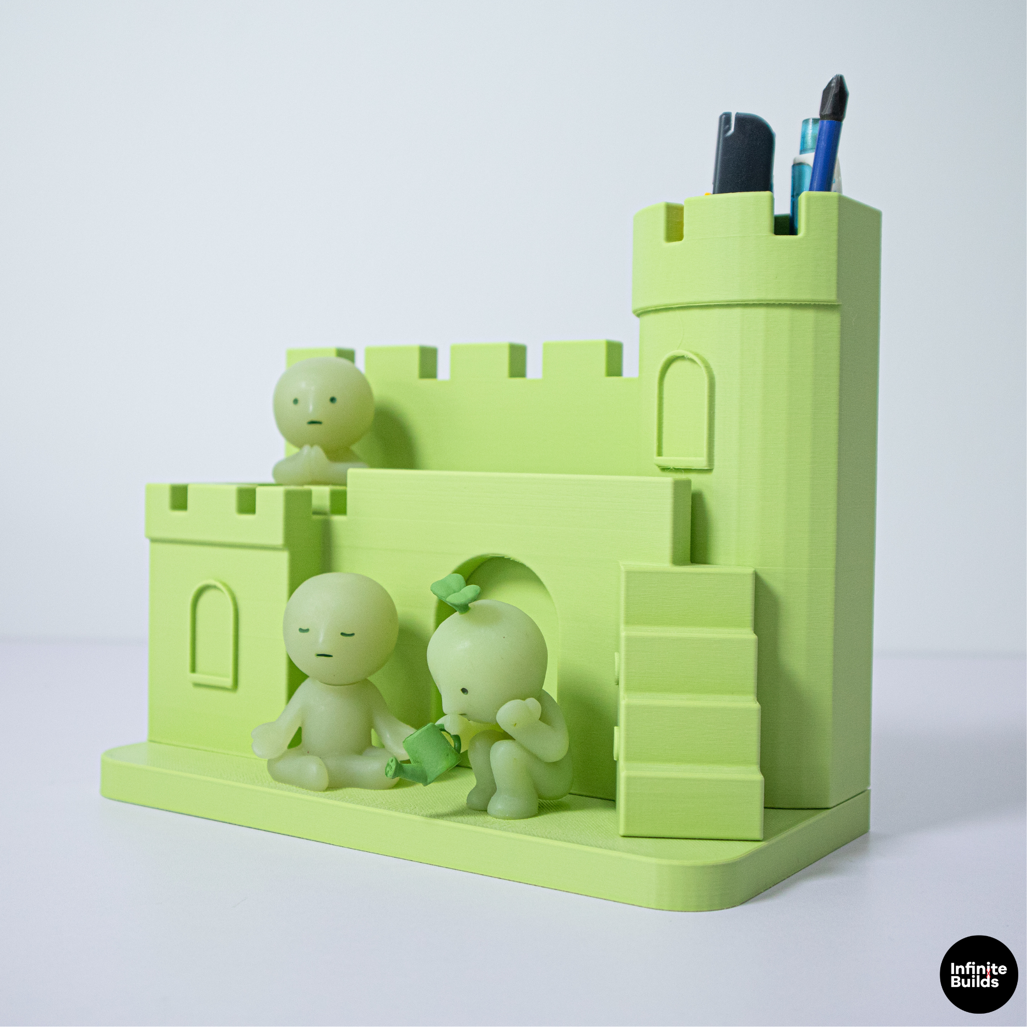 Smiski Castle Shelf with Pencil Holder