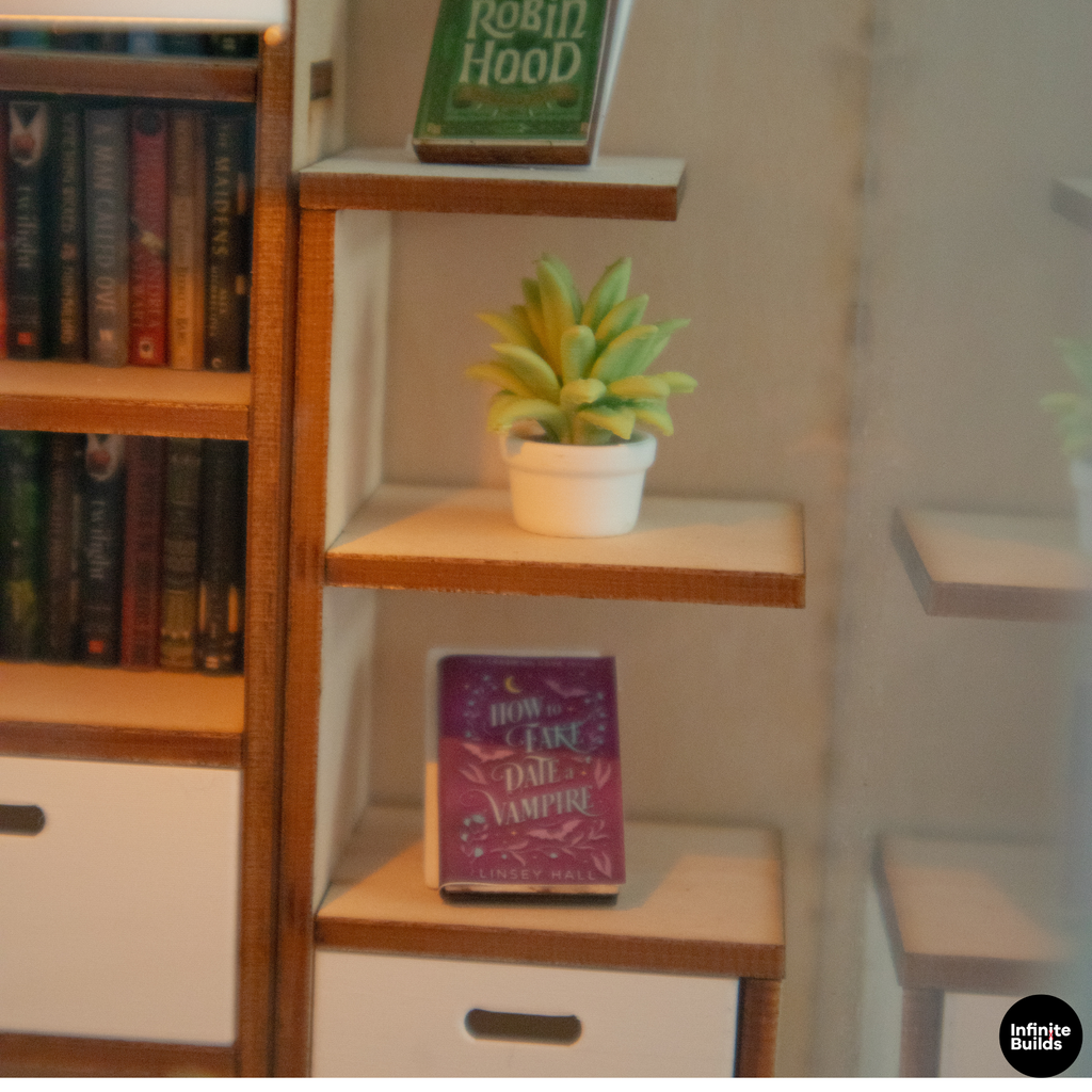 DIY Miniature Living Room Wooden Kit