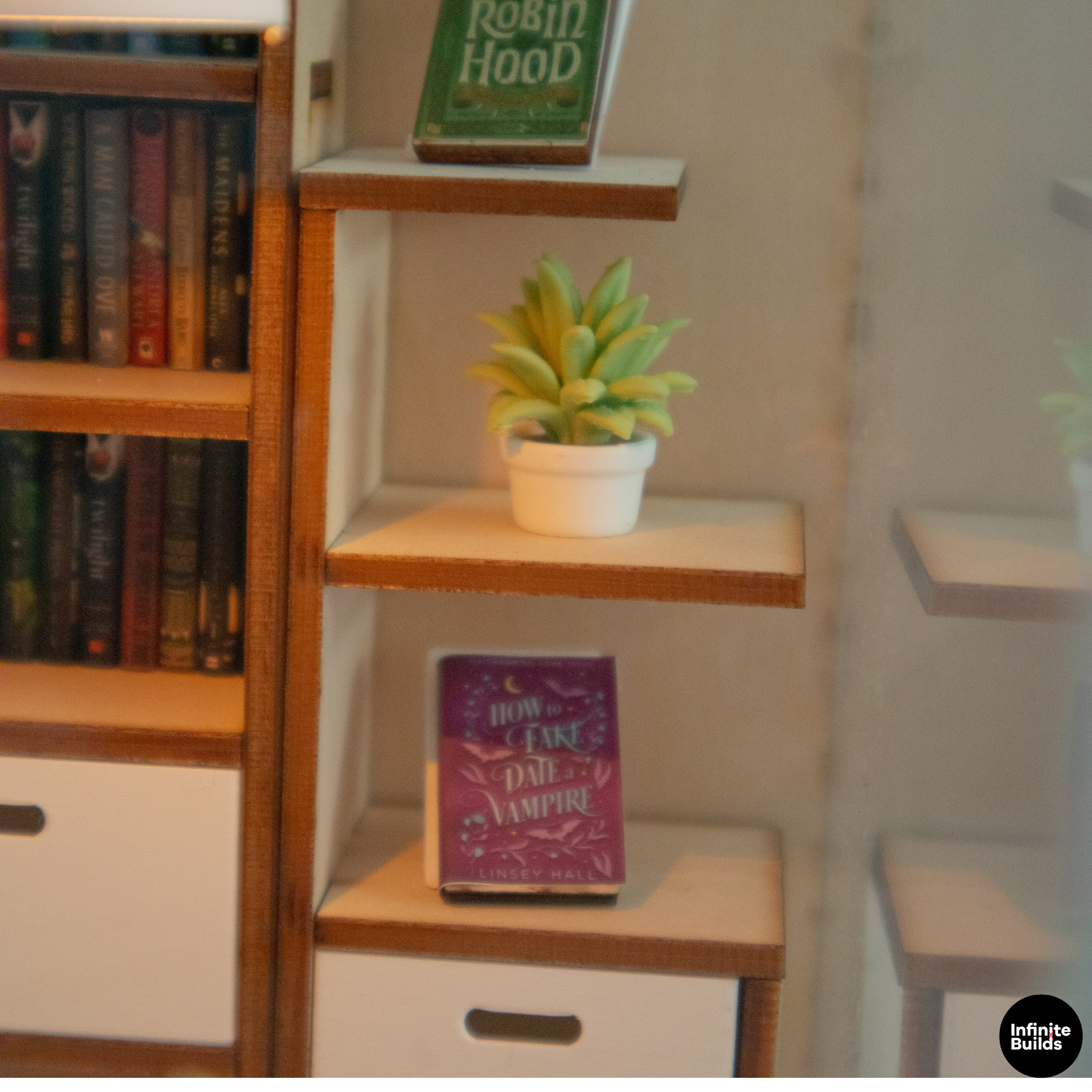 DIY Miniature Living Room Wooden Kit
