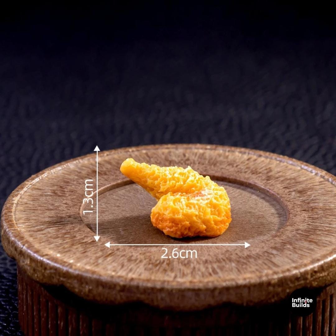 Mini Fried Chicken Fast Food: Dollhouse Foodie Gift