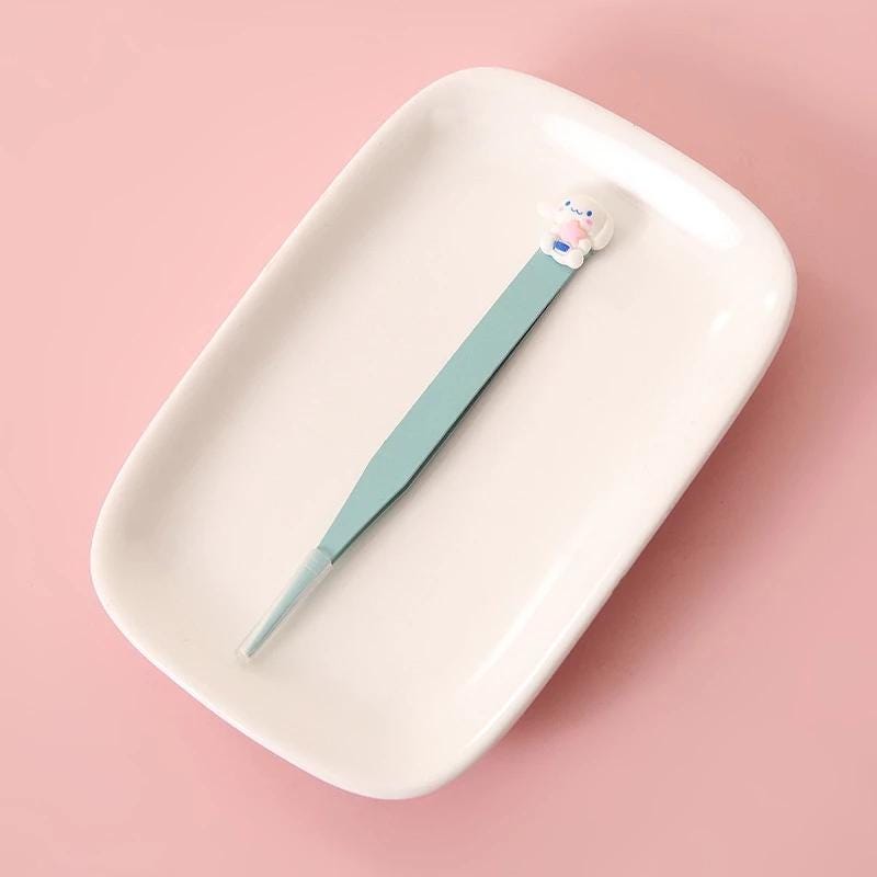 Cute Animal Tweezer | Strawberry Tweezer | Pink Tweezer | Miniature Tweezer | Miniature Tool | Dollhouse Tweezer | Jade Guigou Tweezer