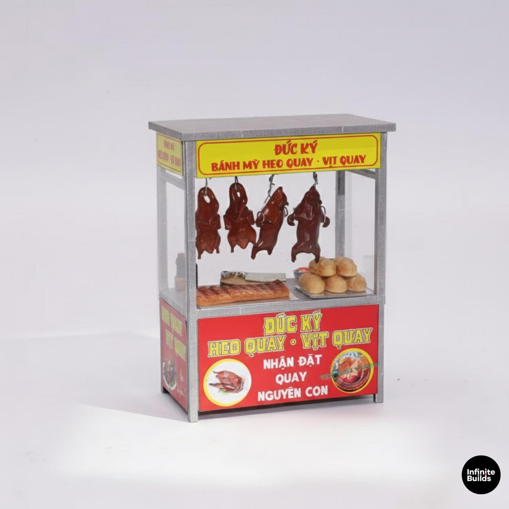 Miniature Roasted Pig DIY Kit: Vietnamese Street Food Stall Collectible