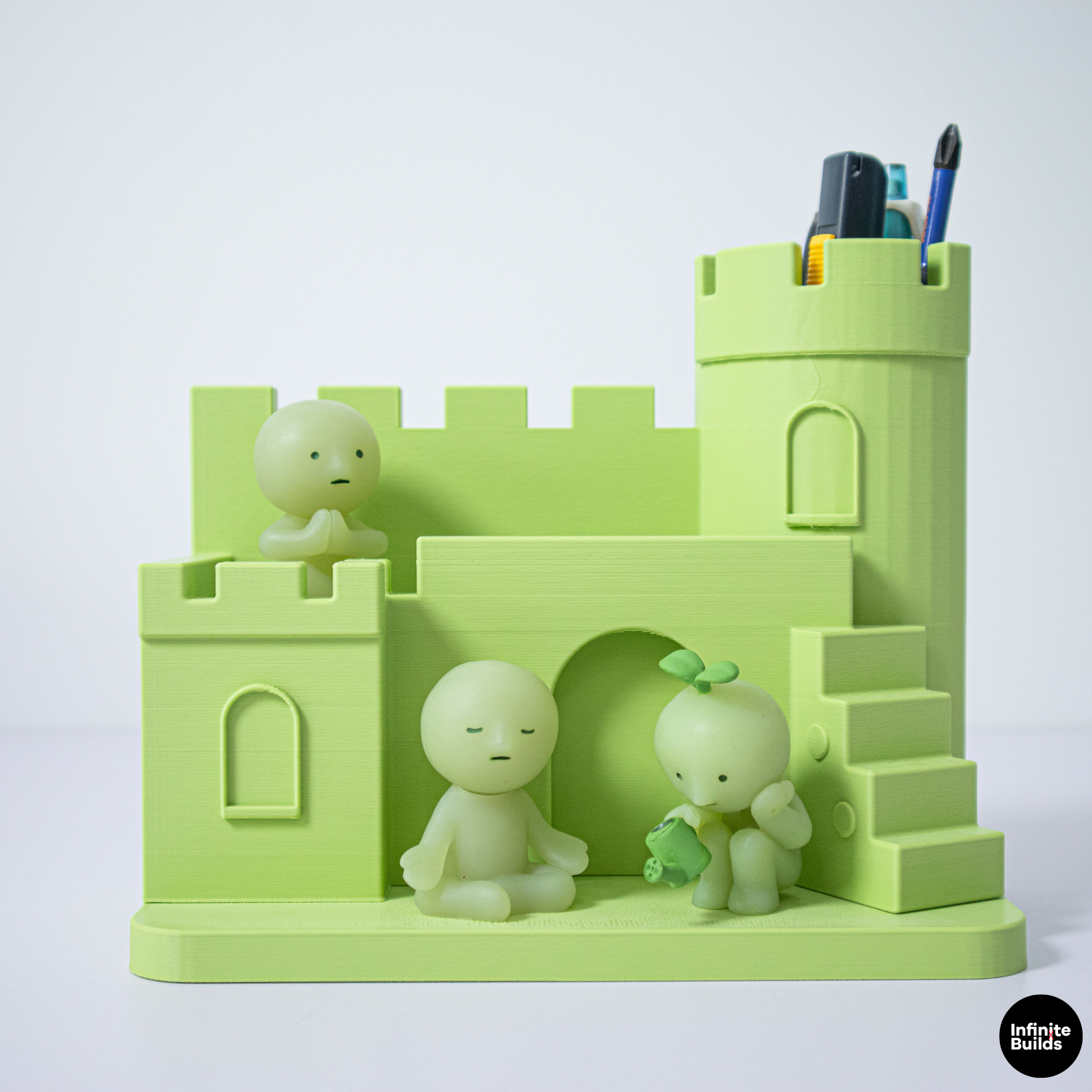 Smiski Castle Shelf with Pencil Holder