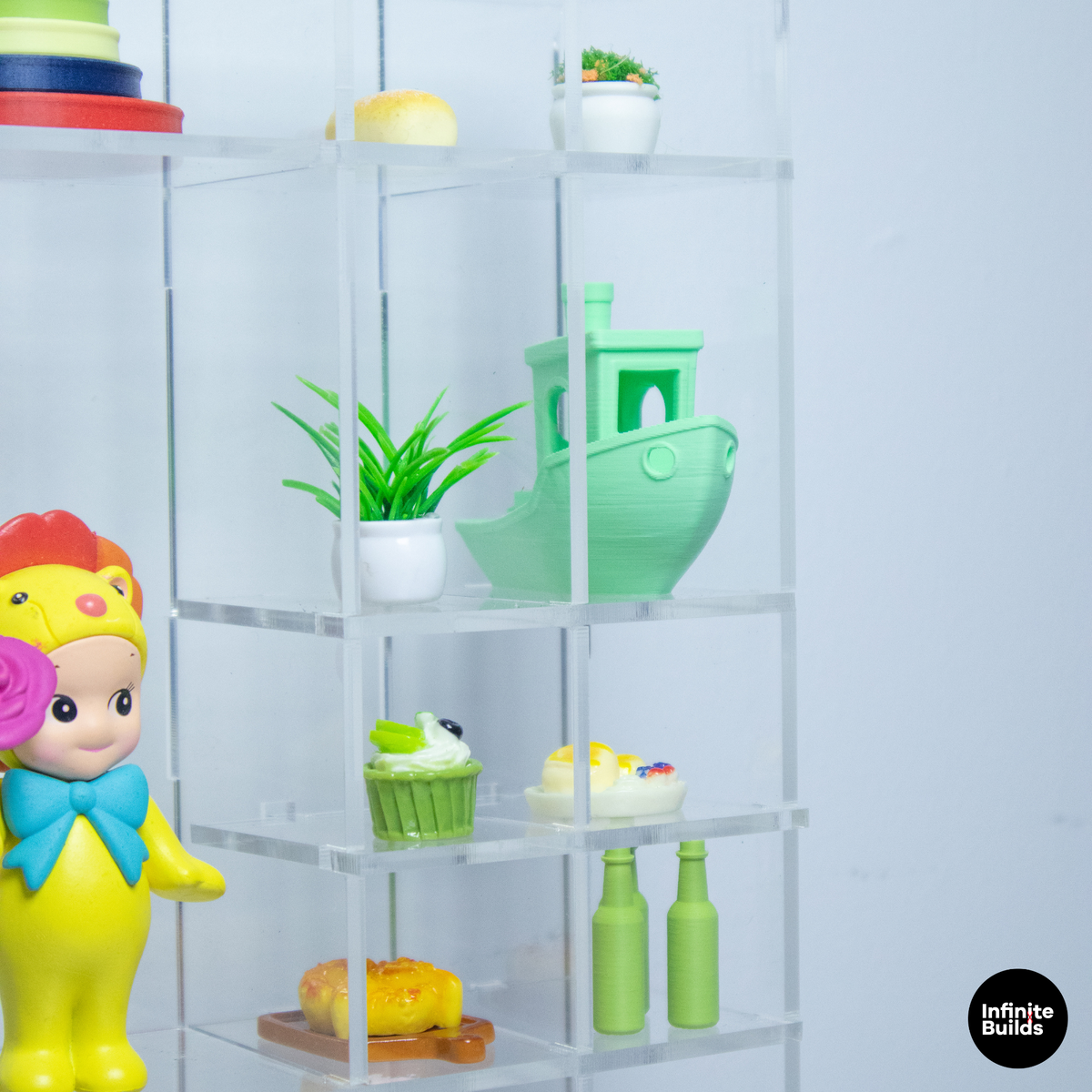 Giant Trinket Acrylic Smiski Shelf
