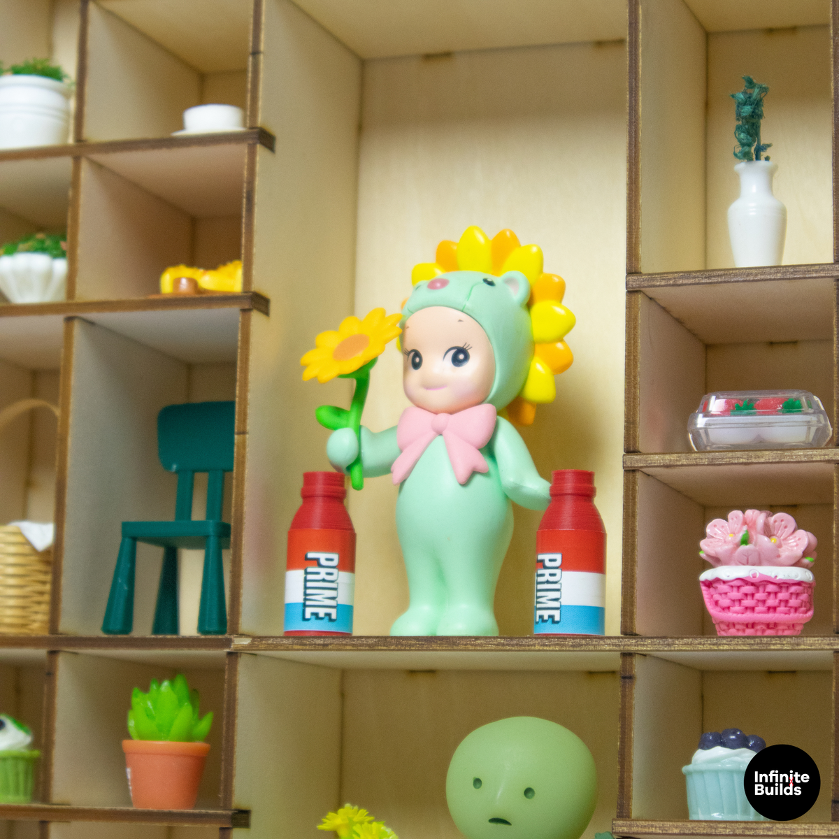 Giant Wooden Trinket Shelf
