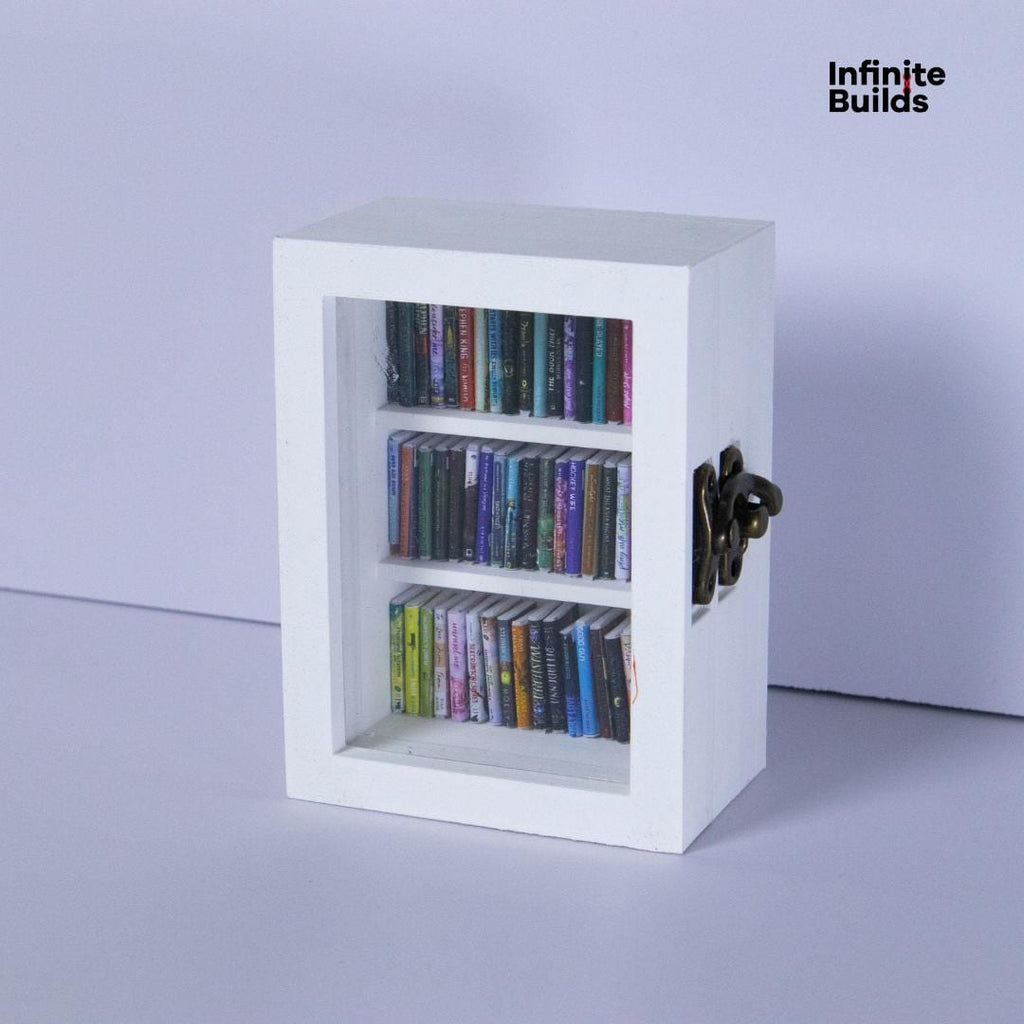 Miniature Anxiety Bookshelf: 3D Printed Dollhouse Bookcase