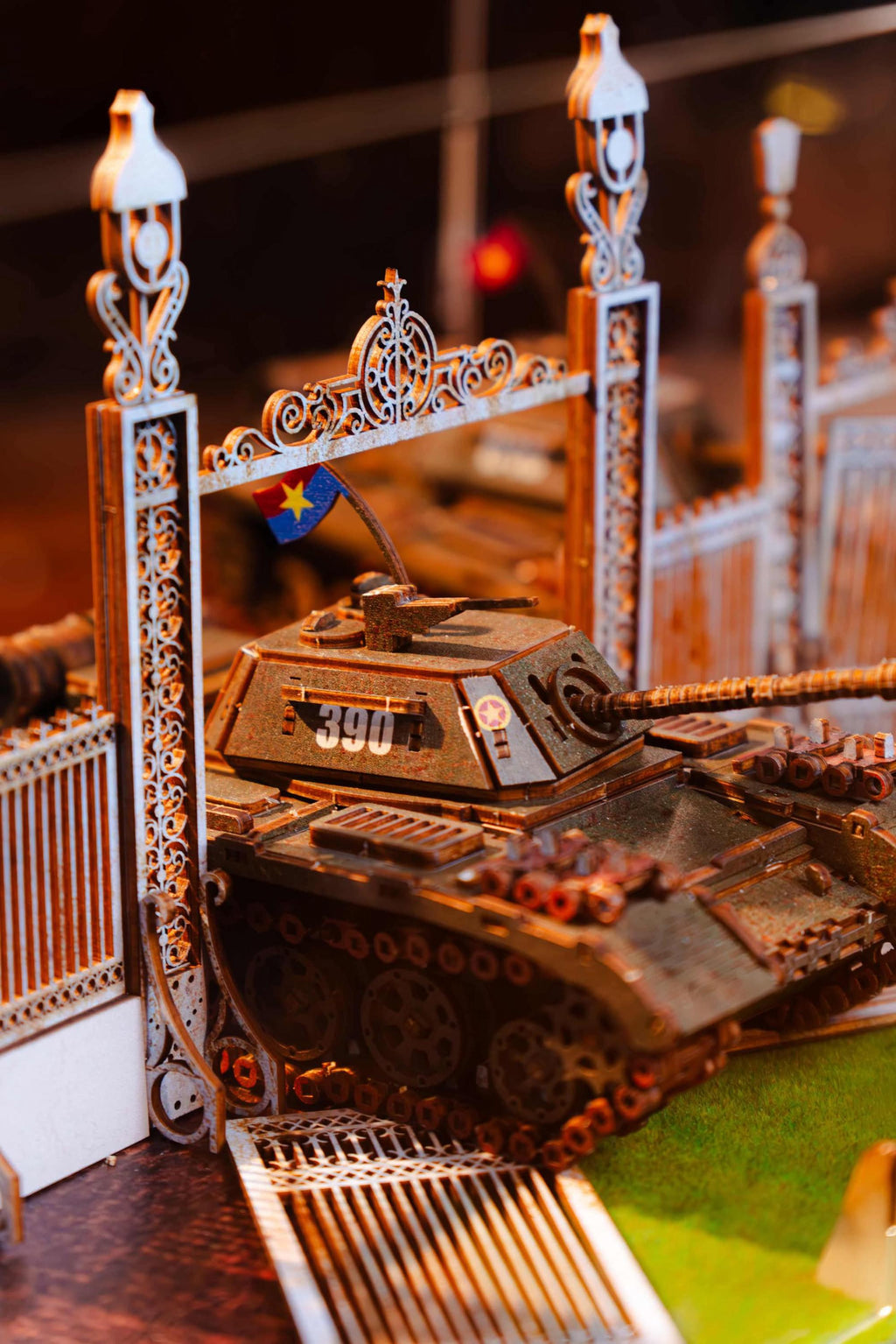 DIY Vietnam History Book Nook: Reunification Palace Diorama Model Kit