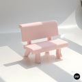 Smiski Mini Stone Bench 1:12 | 3D Printed Bench for Smiski | Miniature Park Chair | Smiski Display Decor