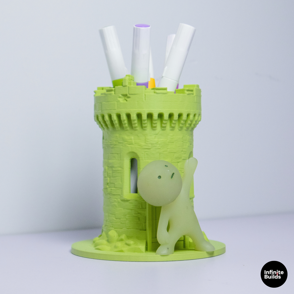 Smiski Castle Pen Holder