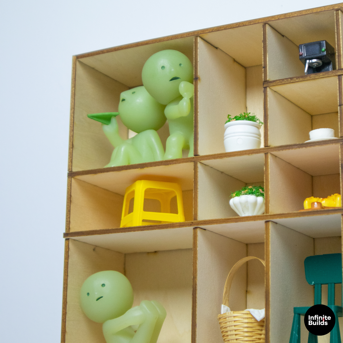 Giant Wooden Trinket Shelf