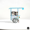 Vietnamese Ice Cream Street Cart DIY Miniature Kit | 1:12 Scale | Wood & Mixed Materials | Dollhouse Decor | Vietnam-Inspired Collectible