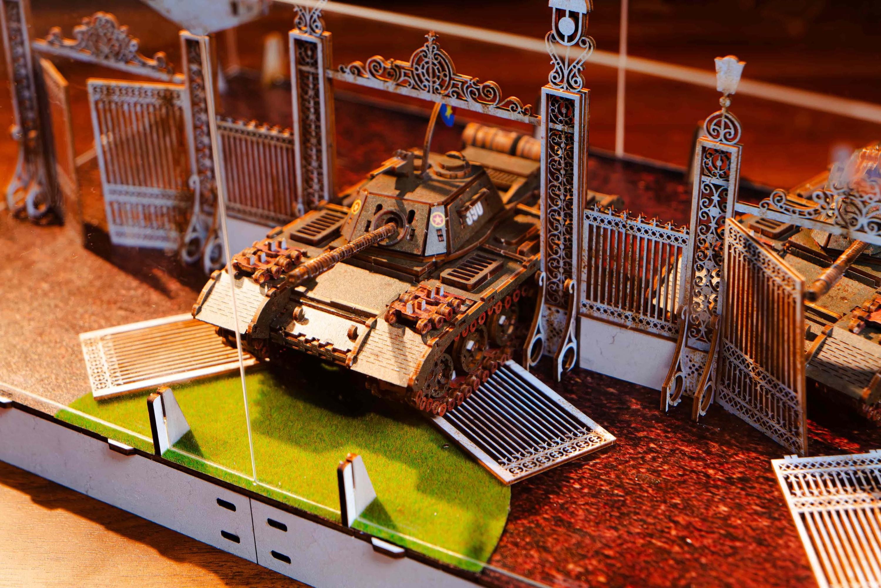 DIY Vietnam History Book Nook: Reunification Palace Diorama Model Kit