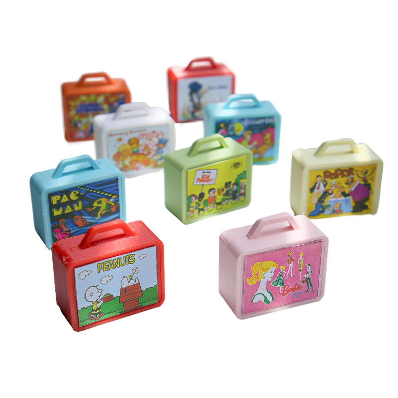 Miniature Retro Lunchbox Set of 2