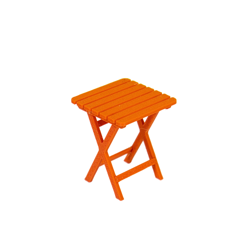 Miniature Adirondack Chair & Outdoor Table Set (1:12 Scale)