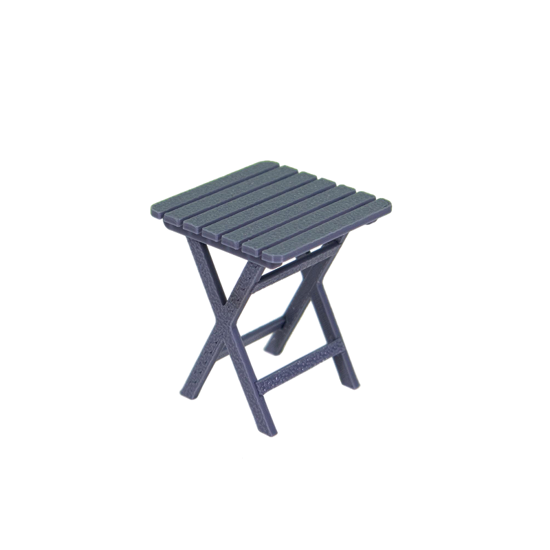 Miniature Adirondack Chair & Outdoor Table Set (1:12 Scale)