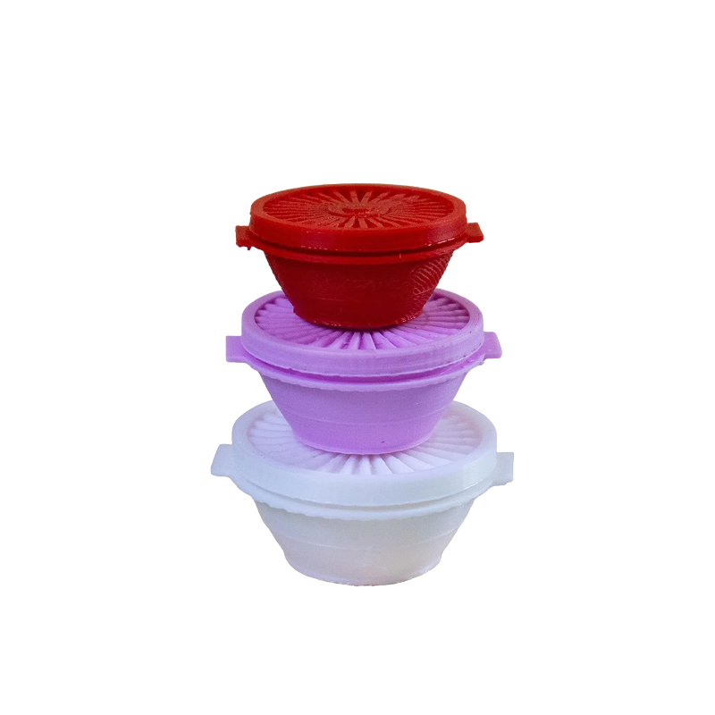 Miniature Tupperware Vintage Bowls - Set of 6