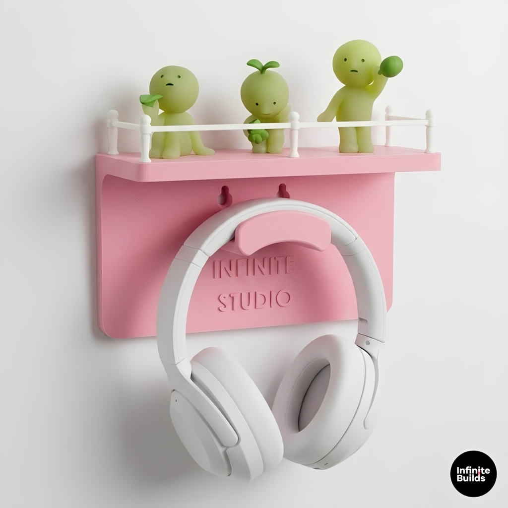 Balcony Headphone Holder Smiski Shelf