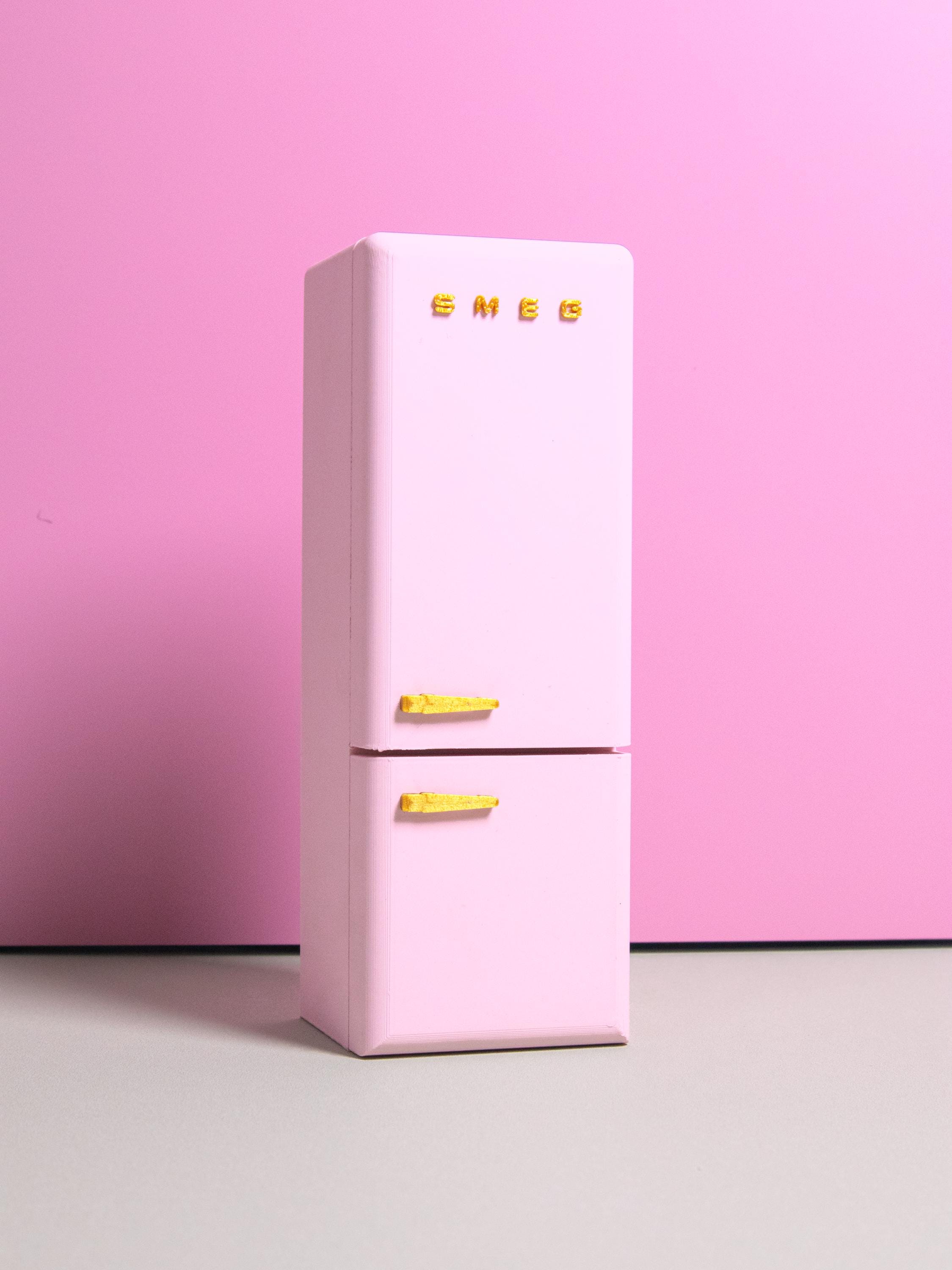 SMEG Fridge | 1:12 Scale | Dollhouse Miniature | Tiny Furniture | Retro Collection | Desk Decor | Gift for Her | Colors Customization