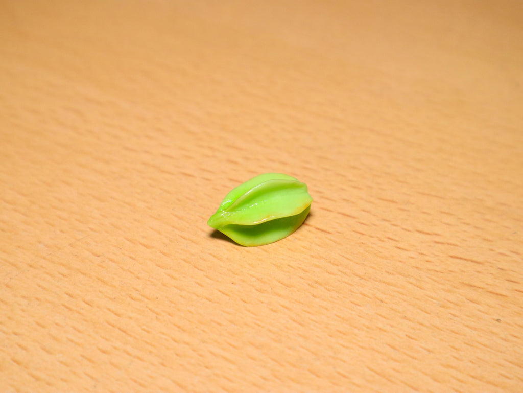 Handmade Miniature Starfruit: Polymer Clay Carambola, Set of 2