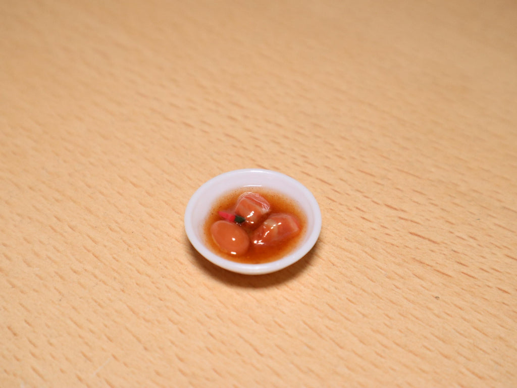 Caramel Pork and Eggs Miniature: Vietnamese Tiny Food Souvenir