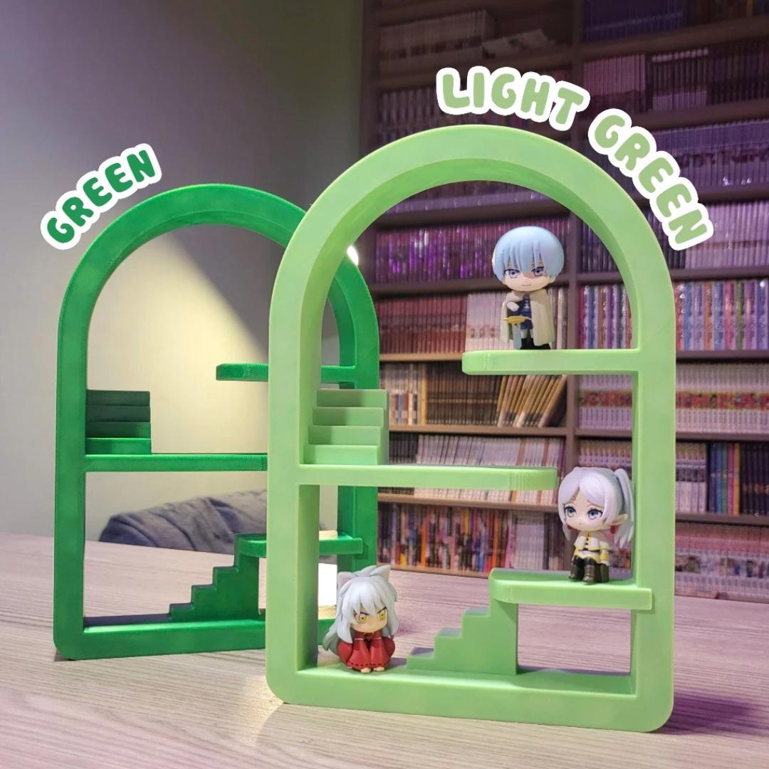 3D Printed PLA Mini Art Toy Display Shelf: Smiski, Sonny Angel