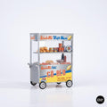 Modern Banh Mi Cart DIY Kit: 3D Wooden Puzzle, Vietnam Souvenir
