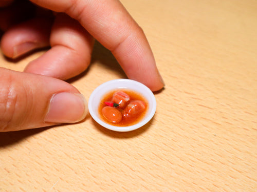 Caramel Pork and Eggs Miniature: Vietnamese Tiny Food Souvenir