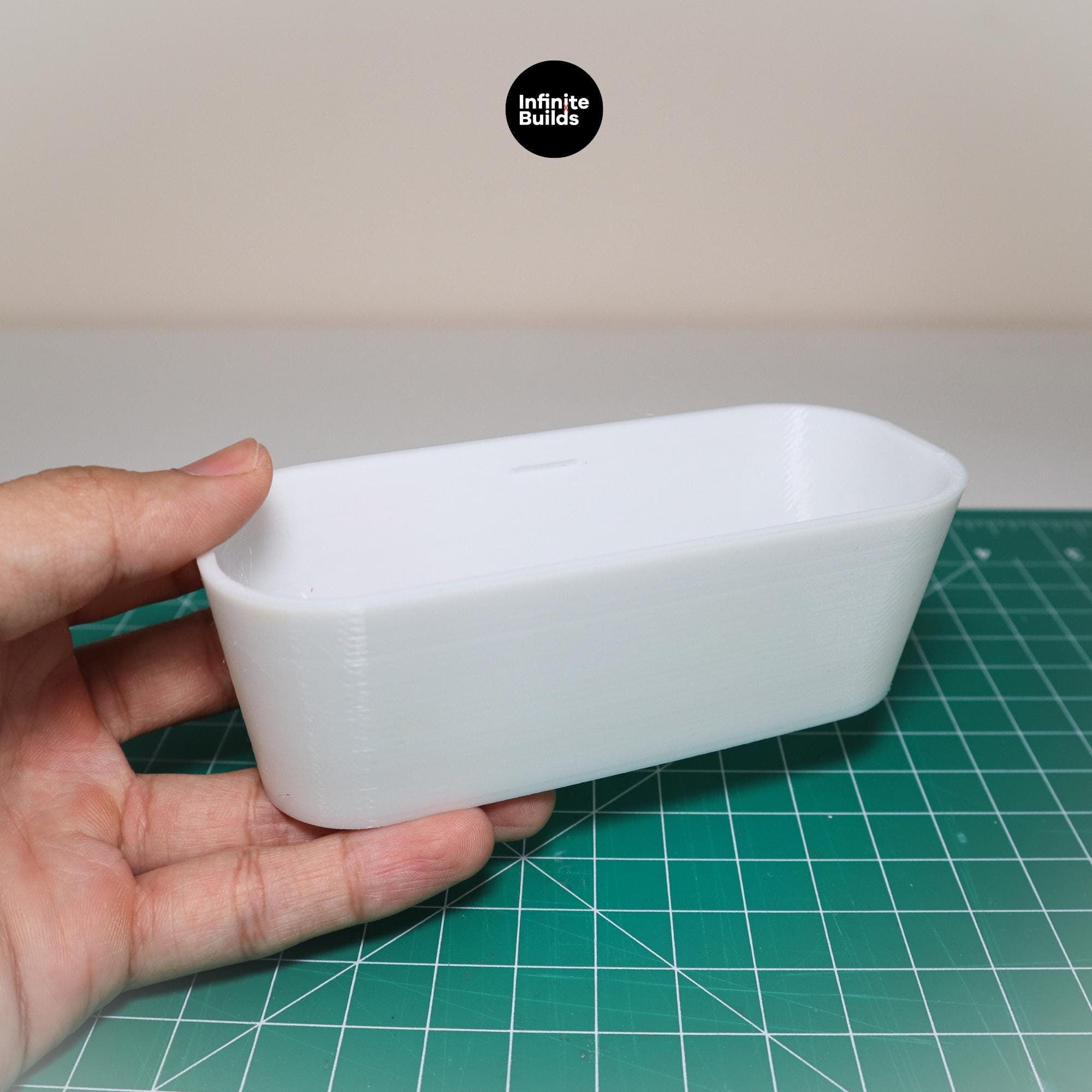 Miniature 1:12 Freestanding Bathtub - Set of 2 | Miniature Bathroom | Miniature Dollhouse | Dollhouse | Modern Bathtub | Miniature Furniture