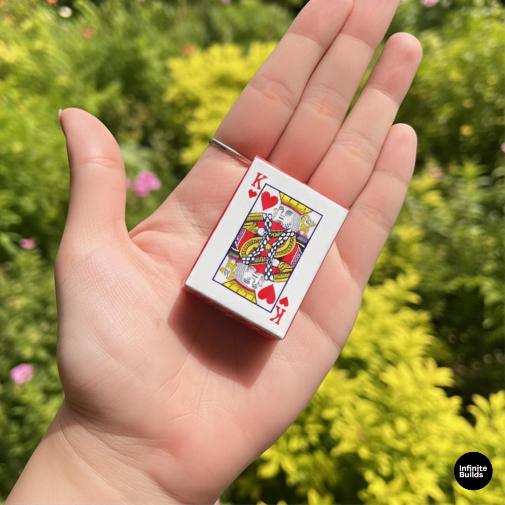 Mini Playing Cards 1:12 | Tiny Deck of Cards for Dollhouse & Diorama | Vietnamese Miniature Collectible | Realistic Mini Poker Cards 4x3.5cm