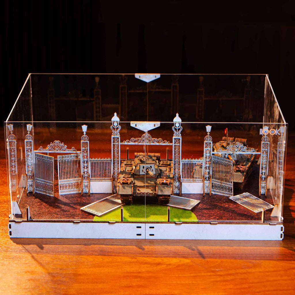 DIY Vietnam History Book Nook: Reunification Palace Diorama Model Kit