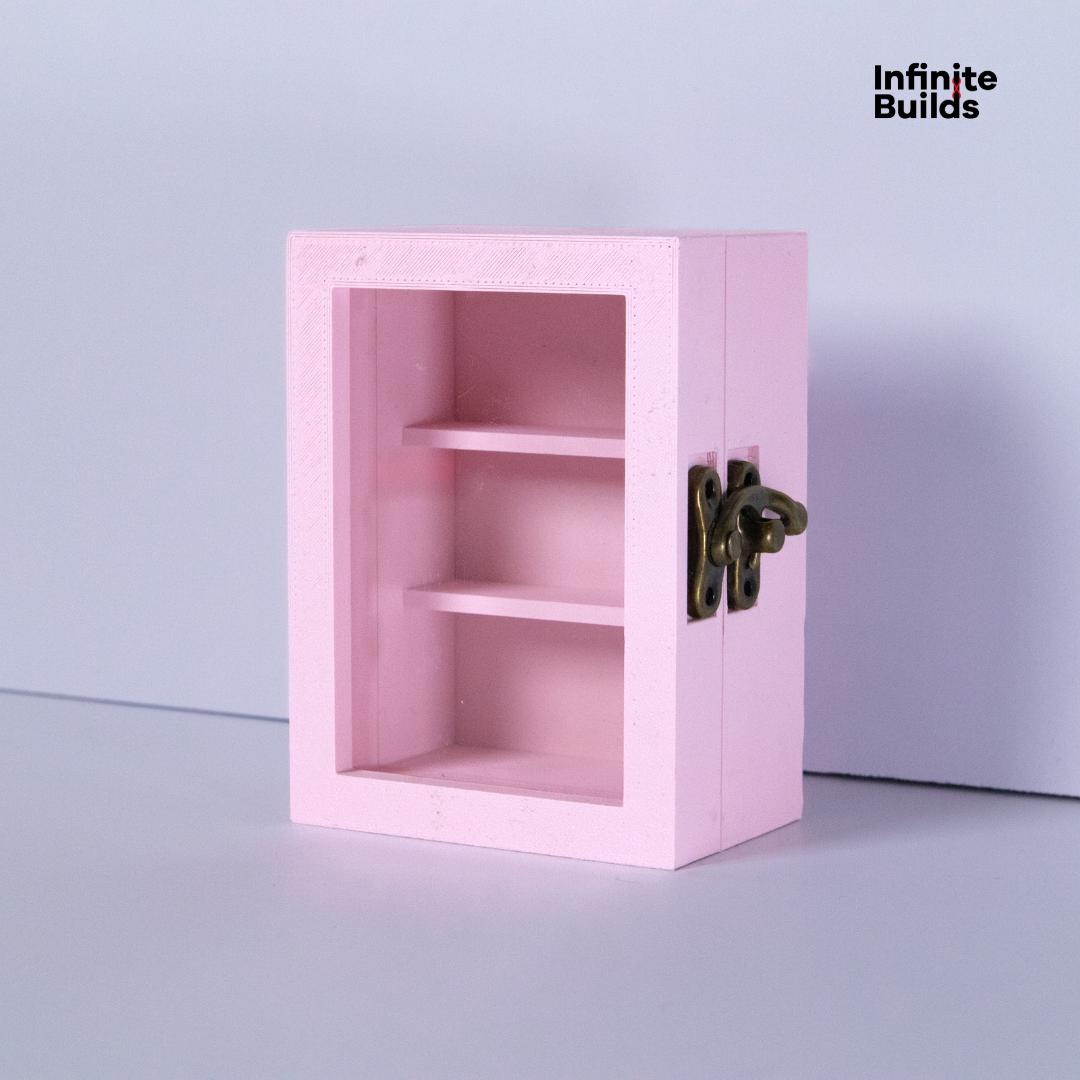 Miniature Anxiety Bookshelf: 3D Printed Dollhouse Bookcase