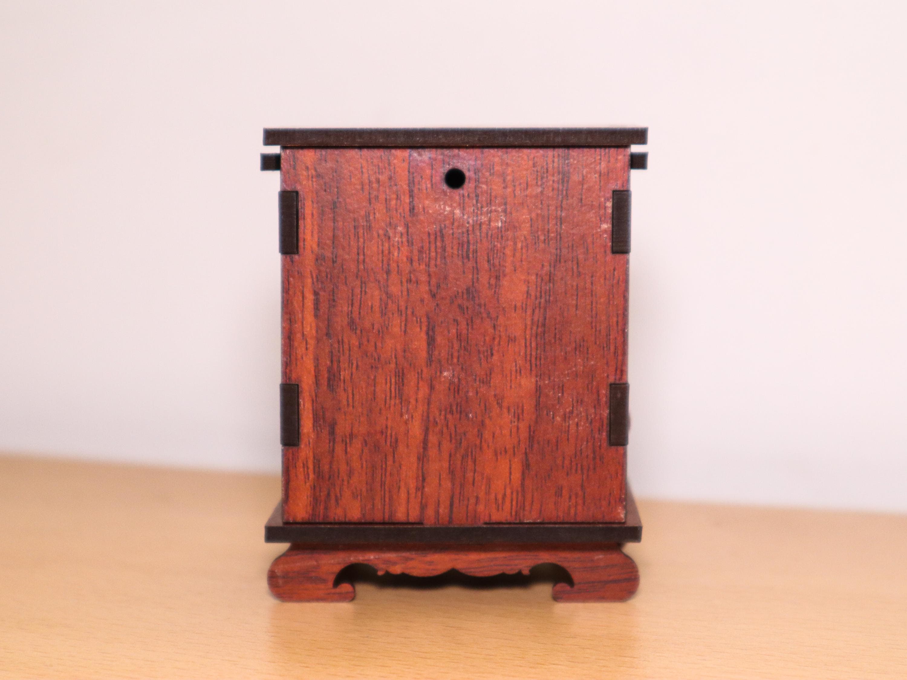 Miniature Vietnamese Altar of Earth and Wealth God: Collectible Lucky Decor