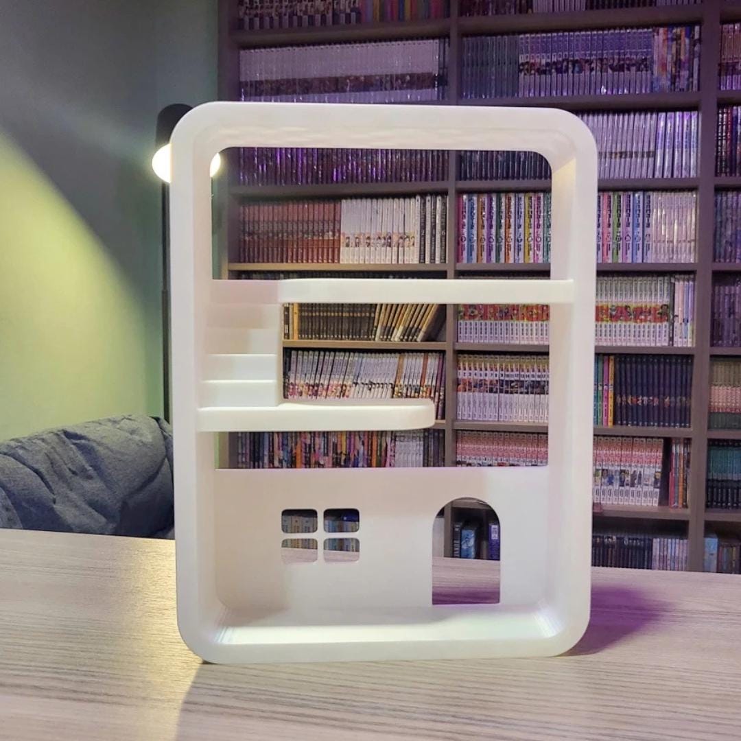 3D Printed PLA Mini Art Toy Display Shelf: Smiski, Sonny Angel