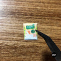 Mini Fami Soy Milk Carton | Set of 2 | 1:12 Scale | Miniature Food Drink | Dollhouse Miniature Decor | Mini Food Charm | Foodie Gift